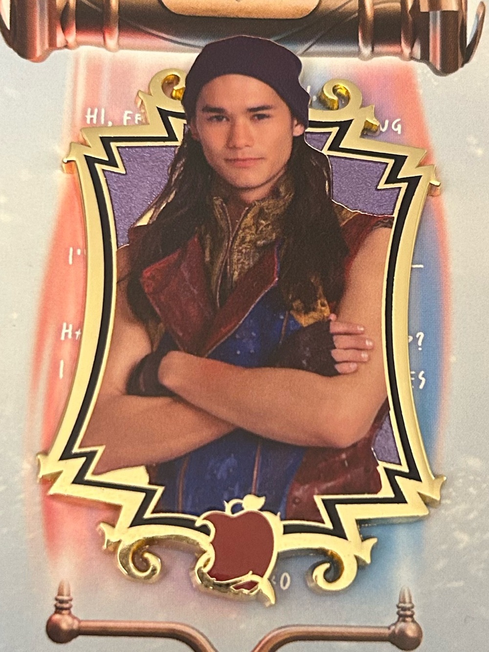 Disney palm pink à la mode descendants jay pin